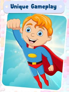 Kids Puzzles Superhero Puzzle - Screenshot 2