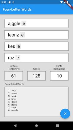 Four-Letter Words - Screenshot 2