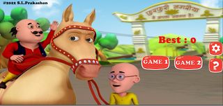 Motu Patlu Horse Riding - Screenshot 1