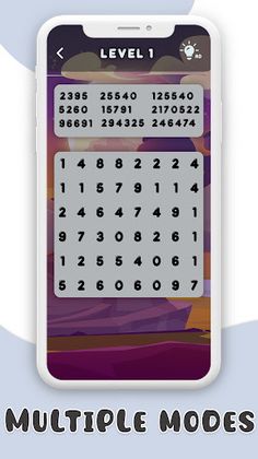 Number Search Puzzle - Screenshot 1