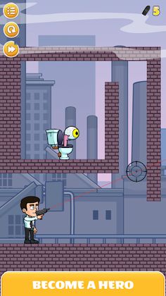 Eye Attack: Toilet Monster War - Screenshot 3