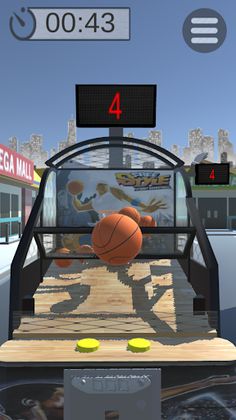 Shooting Hoops basketball game - Screenshot 2