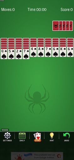 Spider Solitaire - Screenshot 1