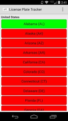License Plate Tracker - Screenshot 1