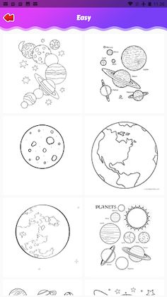 Planet and Galaxy Coloring - Screenshot 2