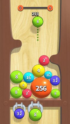 2048 balls: merge number - Screenshot 4