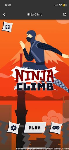 Climbing Ninja - Screenshot 1