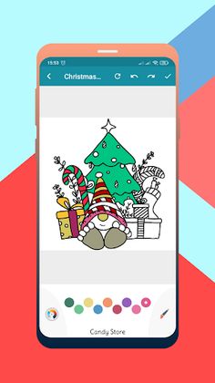 Christmas Winter Coloring Book - Screenshot 2