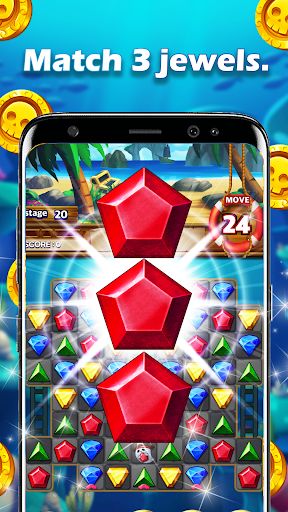 Jewels Pirate: Match 3 Puzzle - Screenshot 2