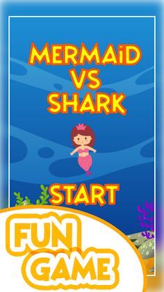 mermaid ve shark Adventures - Screenshot 1