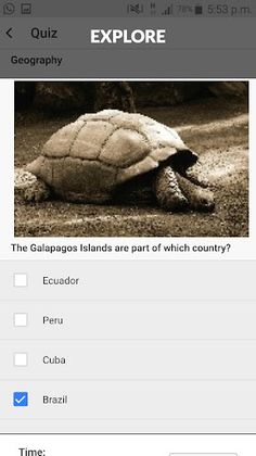 World Discovery Quiz - Screenshot 2