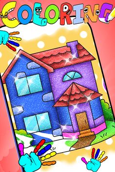Sanrio House coloring drawing - Screenshot 2