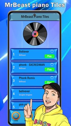 MrBeast  Piano Tiles 2 - Screenshot 1