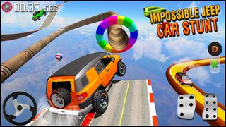 Jeep Driving Stunt Car Game 3D - Screenshot 1
