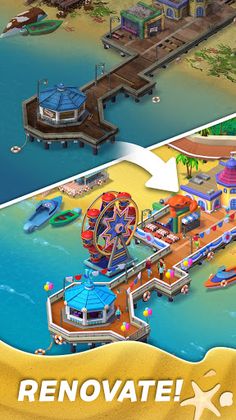 Match Town Makeover・My Match 3 - Screenshot 1