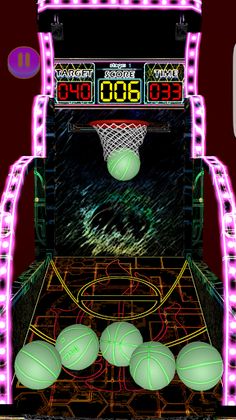 Neon Basketball - Screenshot 1