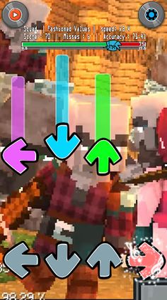 FNF vs Craft Mobs Full Mod - Screenshot 2