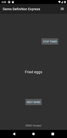 Definition Express Demo - Screenshot 1