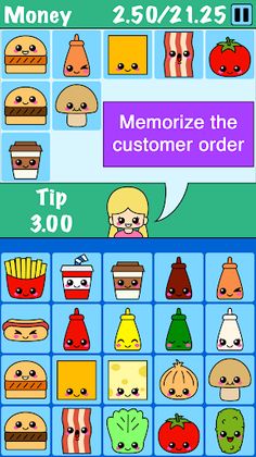 Burger Memory Game - Screenshot 1