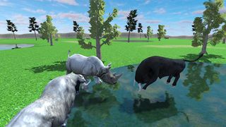 Wild Furious Rhino Simulator - Screenshot 2
