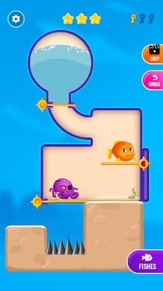 Unblock the fish tiny rescue - Screenshot 1
