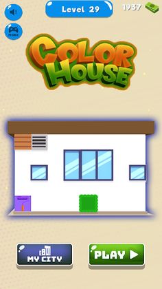 Color House | Painting Puzzle - Screenshot 1
