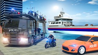 Grand Police Bike Transporter - Screenshot 3
