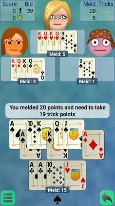 Pinochle - Screenshot 1