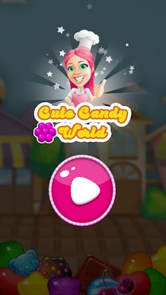 Cute Candy World - Screenshot 1