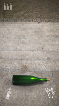 Bottle on Stairs: Rolling Down - Screenshot 4