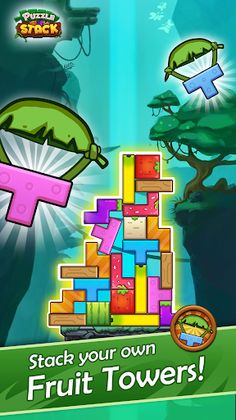 Puzzle Stack: Fruit Tower - Screenshot 2