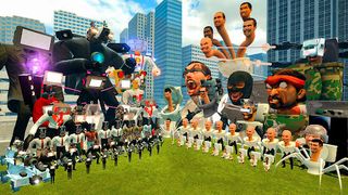 Real Skibd War: Toilet Monster - Screenshot 1