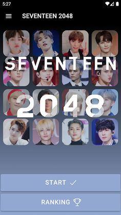 SEVENTEEN 2048 Game - Screenshot 2