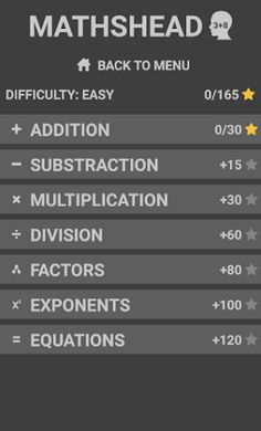 MathsHead - Screenshot 2