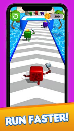 Merge Number Fight! Cubes Run - Screenshot 2