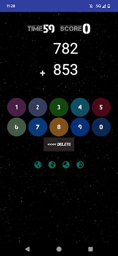 60 Second Math Add Game - Screenshot 1