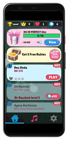Musicas Bregas Piano Tiles - Screenshot 2