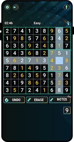 Glow Sudoku - Puzzle Game - Screenshot 4