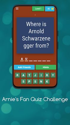 Arnie's Fan Quiz Challenge - Screenshot 1