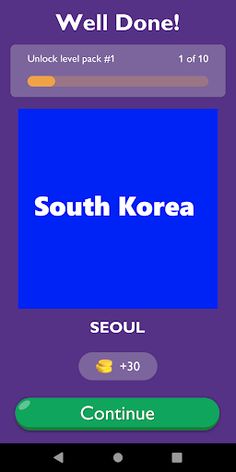 Asia Country Capitals Game - Screenshot 2