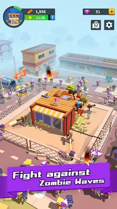 Idle Zombie Shelter - Screenshot 2