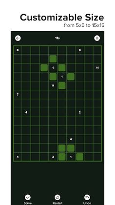 Nurikabe Puzzle - Randomized - Screenshot 2