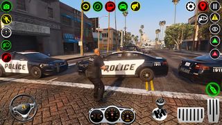 US Police Car Chase Car Game - Screenshot 1