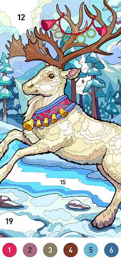 Christmas Winter Coloring Book - Screenshot 4