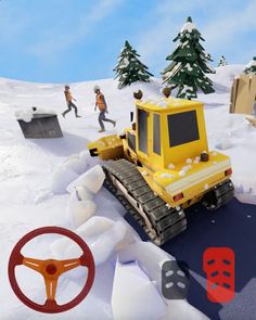 Snow Dozer - Screenshot 1