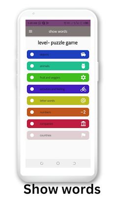 show words - Screenshot 2