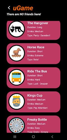 uGame - uDrunk Drinking Games - Screenshot 1