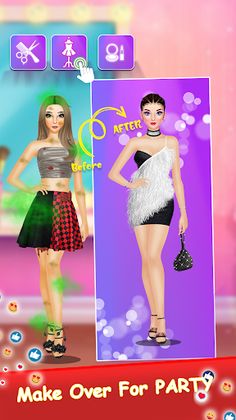 Black Fashion Dress Up Lover - Screenshot 4