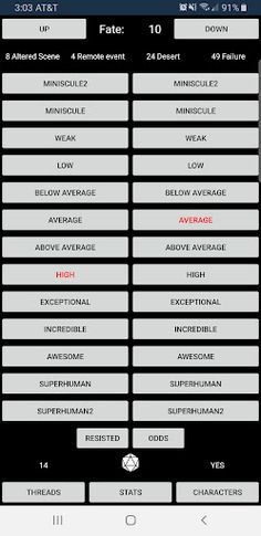 Mythic Fate Chart - Screenshot 1