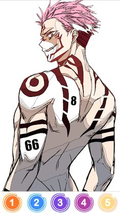 Jujutsu Coloring Kaisen Game - Screenshot 4